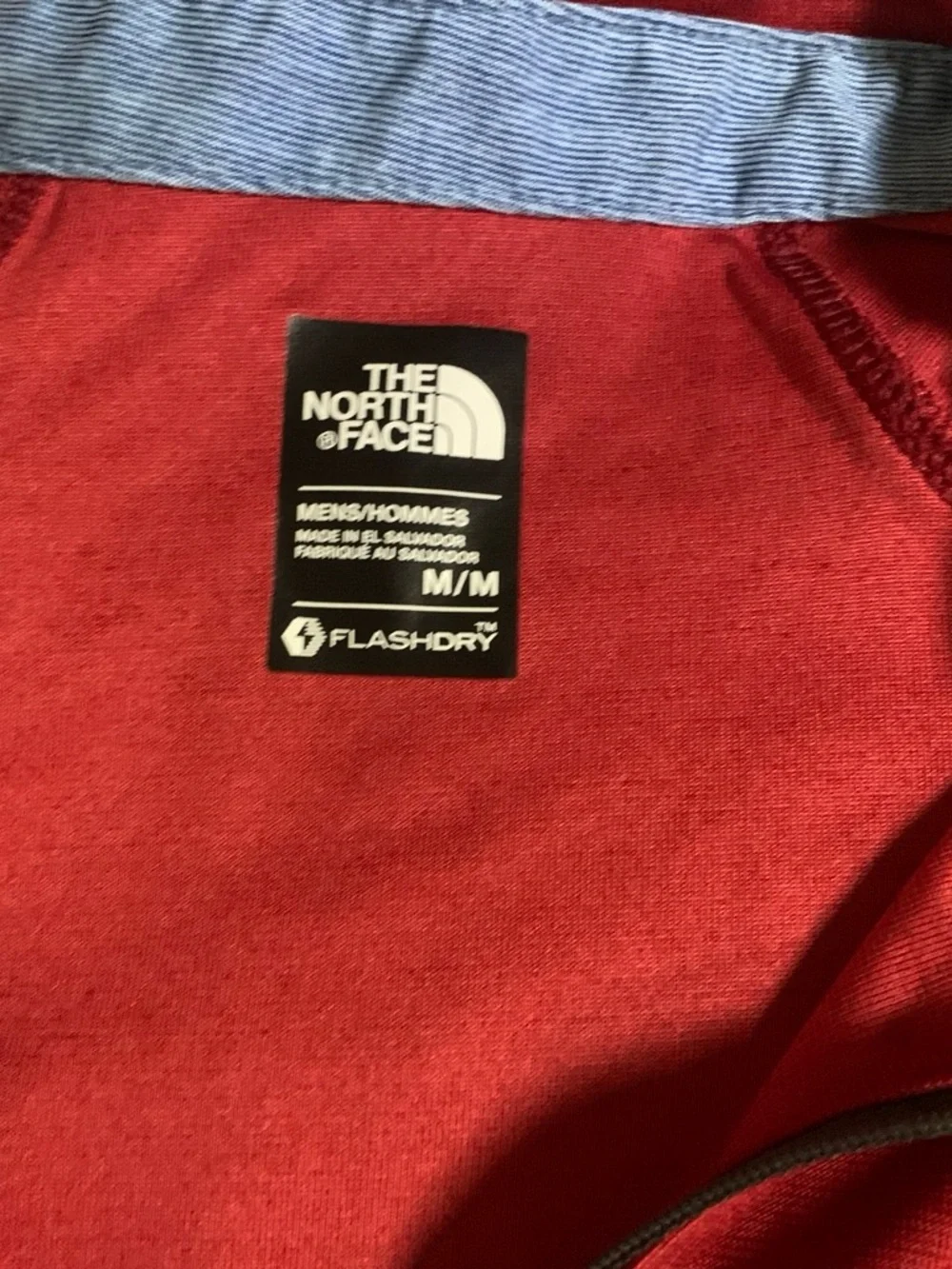 The North Face Men's Red Half-Zip Performance Polo
